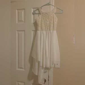 White lyrical costume